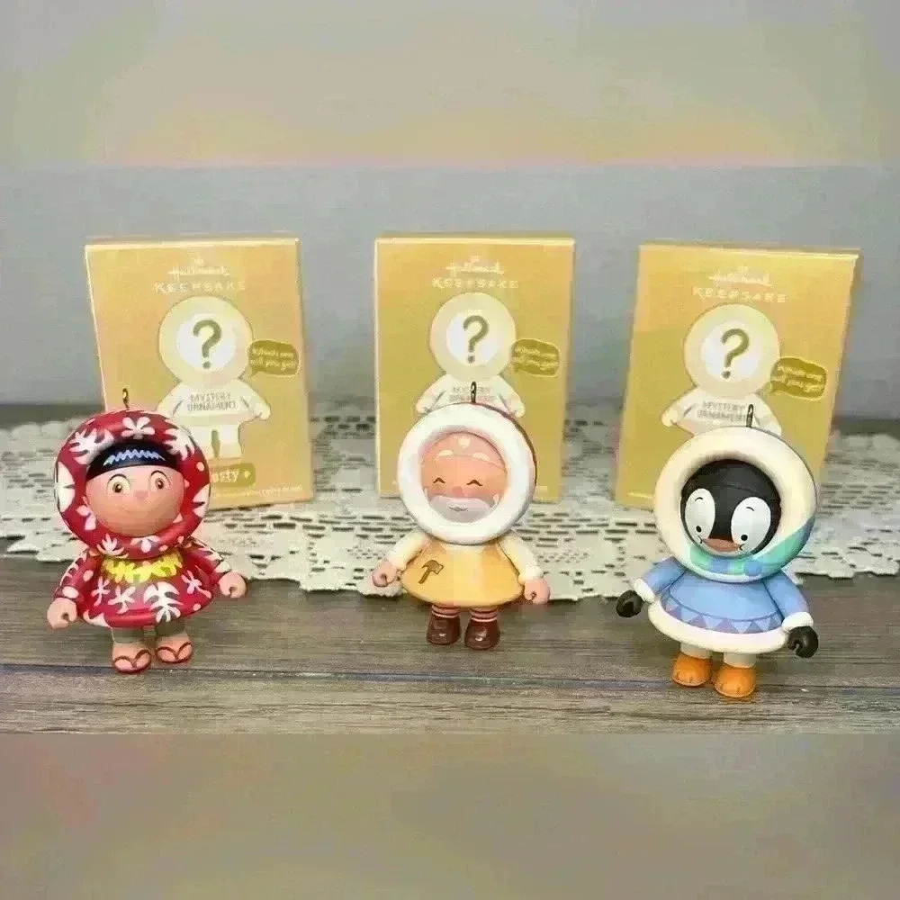 Hallmark Keepsake NEW 2011 set of 3 "Frosty" Mystery Christmas Ornaments